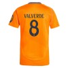 Camisolas Real Madrid Valverde 8 Criança 2º Equipamento Alternativa 2024-25 Manga Curta